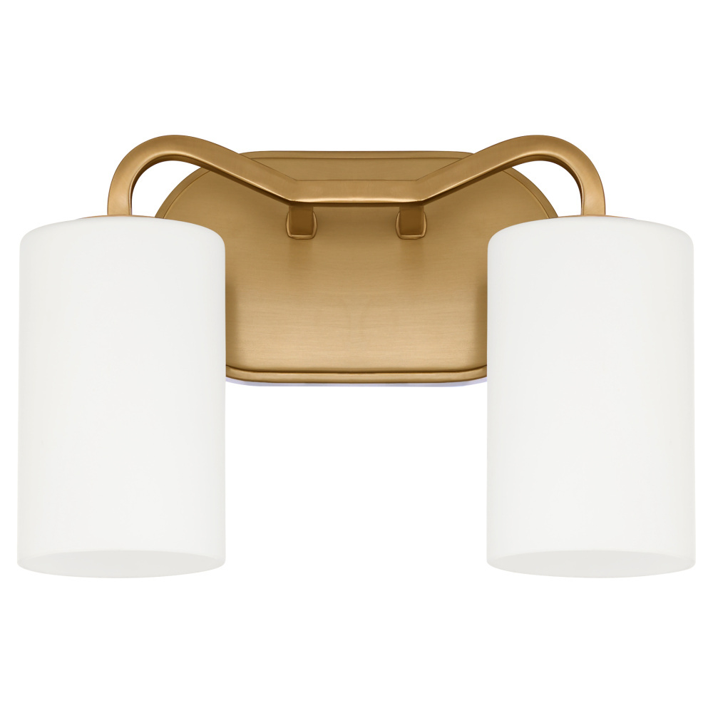 RUTHERFORD 2 LIGHT VANITY - BRUSHED BRASS