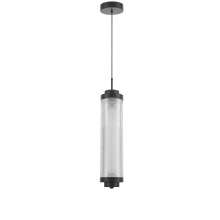 Dainolite PRI-1916LEDP-MB - 16W Pendant in Matte Black w/ Clear Acrylic Diffuser