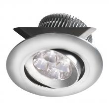Dainolite SMP-LED-8-AL - Aluminum 2x4W 3000K, CRI80+, 25Â° beam, 24VDC input with Male Connector, 18" Lead wire