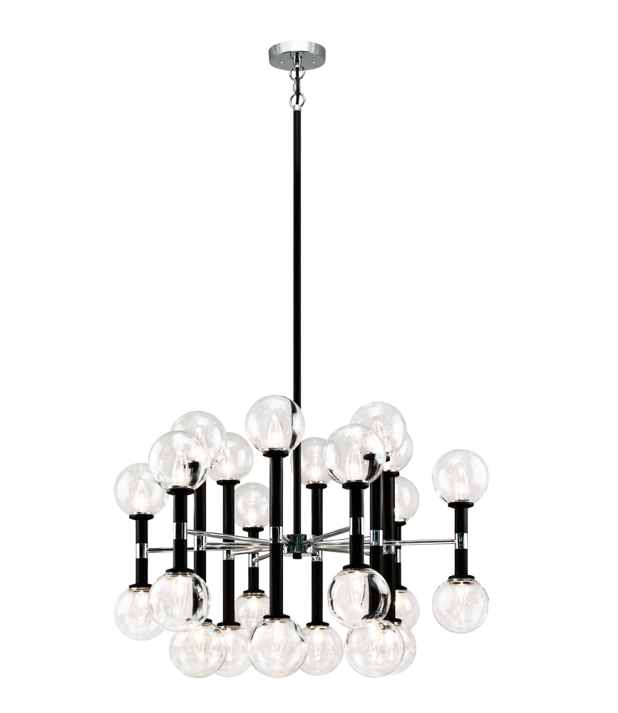 Stellar Black Chandelier