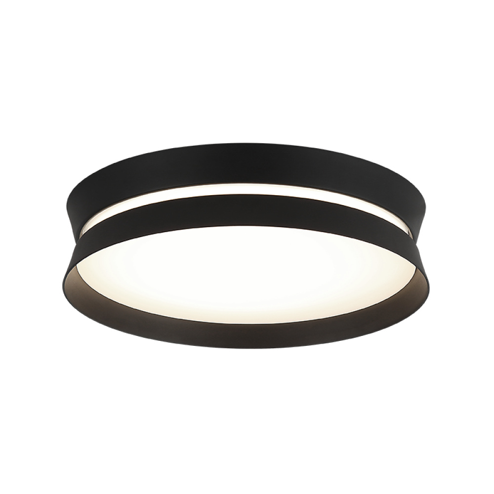 Greyson Matte Black Flush Mounts