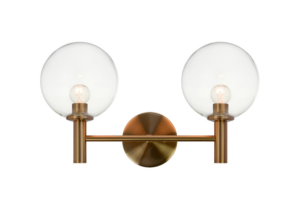 Cosmo Aged Gold Brass Wall Sconce