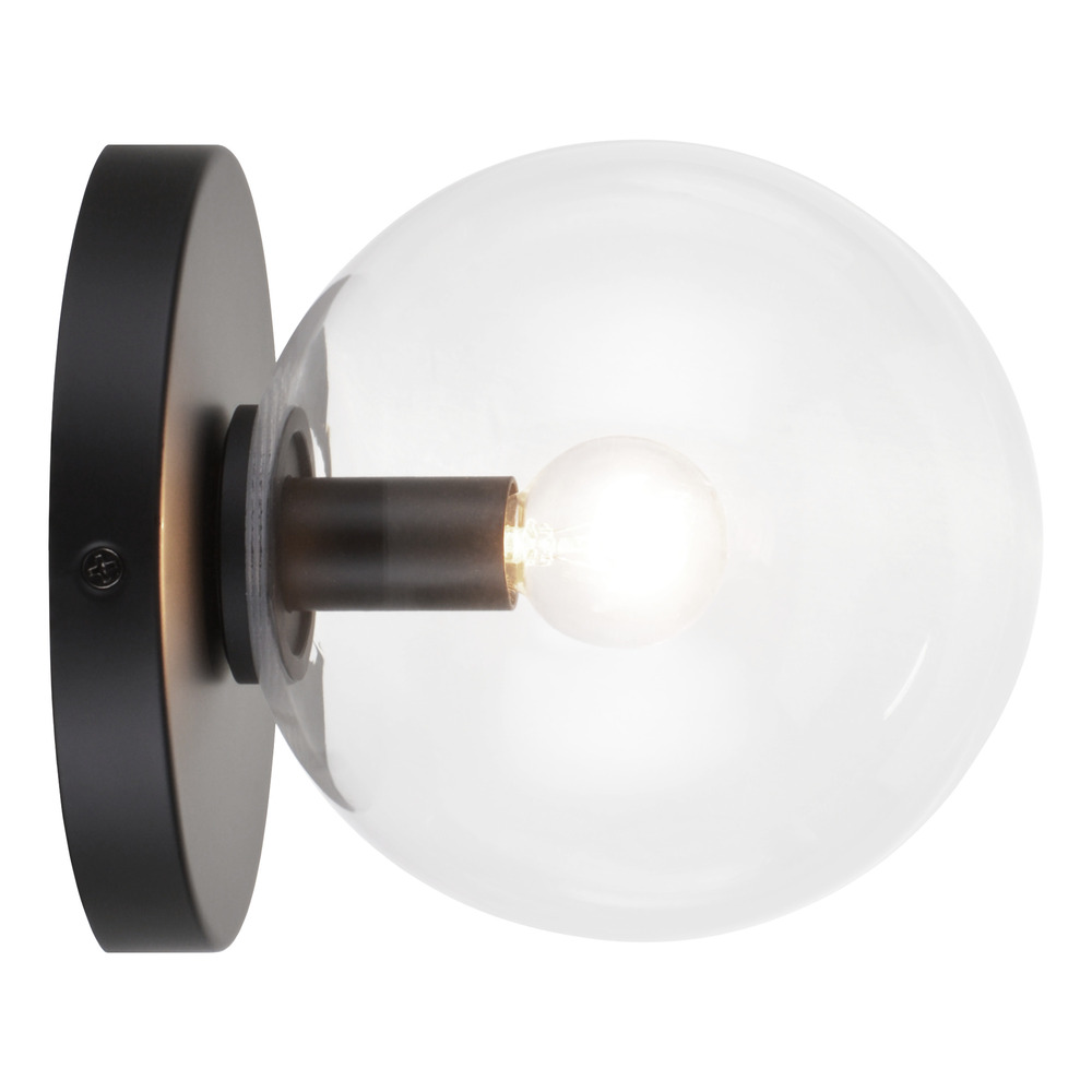 Cosmo Black Wall Sconce / Ceiling Mount