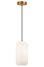 Matteo Lighting C61002AGOP - Charismo Aged Gold Brass Pendant