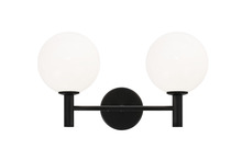 Matteo Lighting S06002BKOP - Cosmo Black Wall Sconce