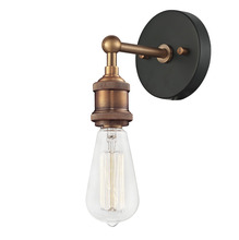 Matteo Lighting W46100AG - Bulstrode's Workshop Aged Gold Brass Wall Sconce