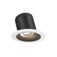 Dals RC04-CC-60-SLBK-TL - 4in Modular Downlight, 5CCT, 60 degree Beam Angle, Slope Ceiling, Black,Trimless